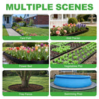50FT Metal Landscape Edging, 15-Pack 40"L x 6.5"H Rust-Proof Border