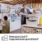 HP OfficeJet Pro 9730 Wide-Format Wireless All-in-One Color Inkjet Printer, Print, scan, Copy, fax, up to 11x17 ADF, Duplex Print/scan, Best-for-Office, 3 Month Trial of Instant Ink Included(C2WH0A)