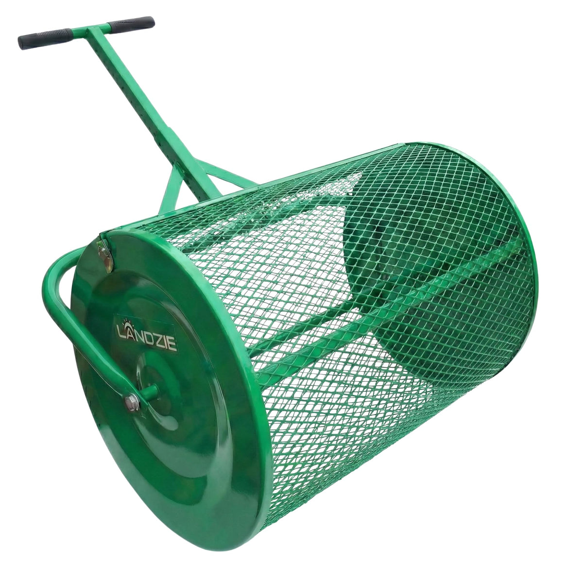 Compost Spreader 24 Inch, Peat Moss & Top Soil Roller