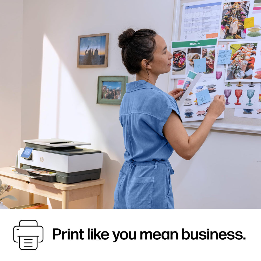 HP OfficeJet Pro 8135 Wireless All-in-One Color Inkjet Printer, Print, Scan, Copy, Fax, ADF, Duplex Printing Best-for-Home-Office, 3 Month Trial of Instant Ink Included, AI-Capable (C2VK1A)