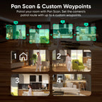 WYZE Duo Cam Pan 2K Dual Cam Indoor/Outdoor Security Camera, 2-Pack