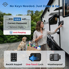 ONNAIS Keyless RV Door Lock - Fits Most Trailers & 5th Wheels