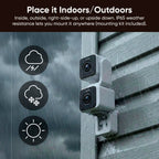 WYZE Duo Cam Pan 2K Dual Cam Indoor/Outdoor Security Camera, 2-Pack