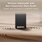 TCL S65K S Series 5.1 Channel Soundbar System with Dolby Atmos, DTS:X, Wireless Subwoofer, Wireless Surround Speakers, Bluetooth Music Streaming, and AI Sonic Auto Room Calibration