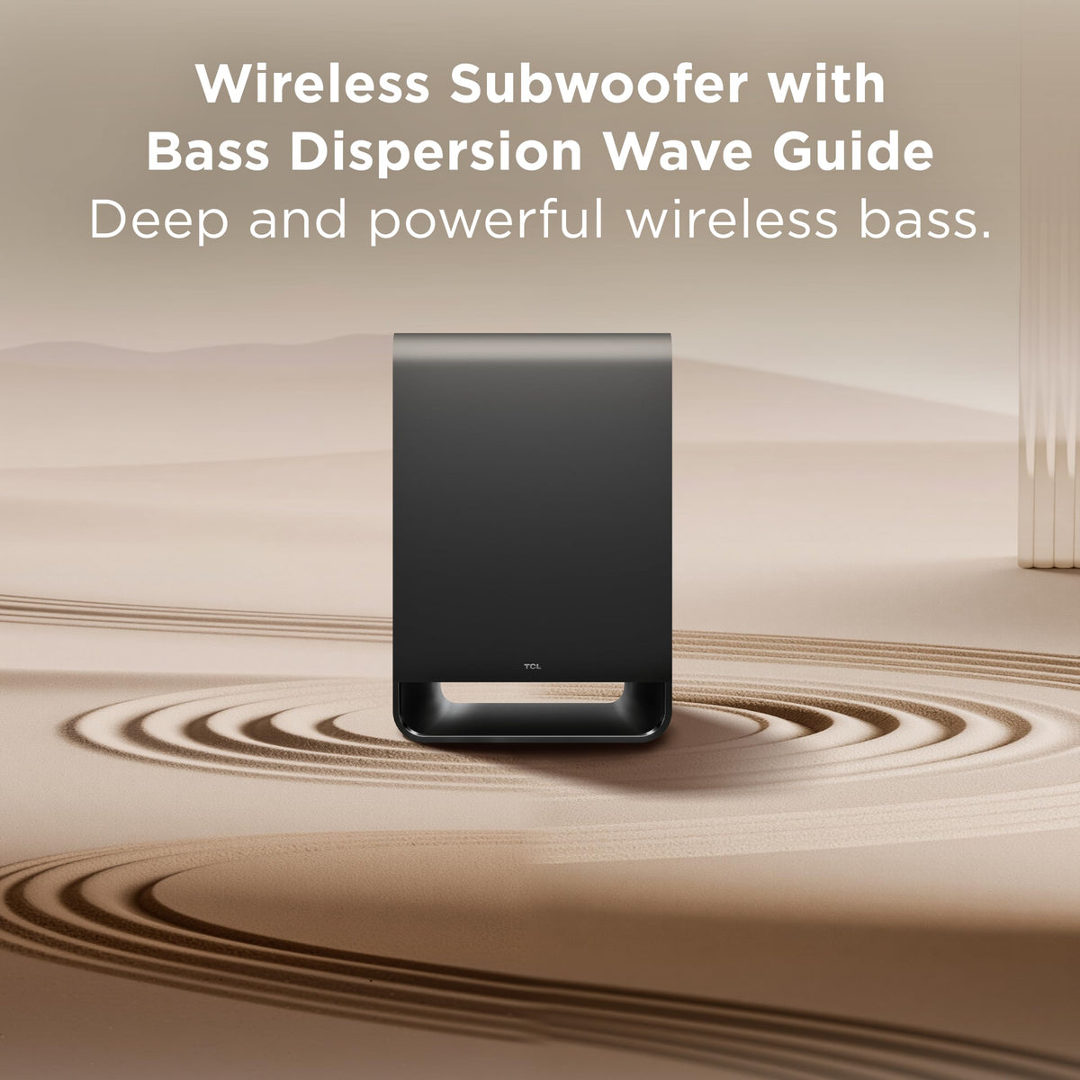 TCL S65K S Series 5.1 Channel Soundbar System with Dolby Atmos, DTS:X, Wireless Subwoofer, Wireless Surround Speakers, Bluetooth Music Streaming, and AI Sonic Auto Room Calibration