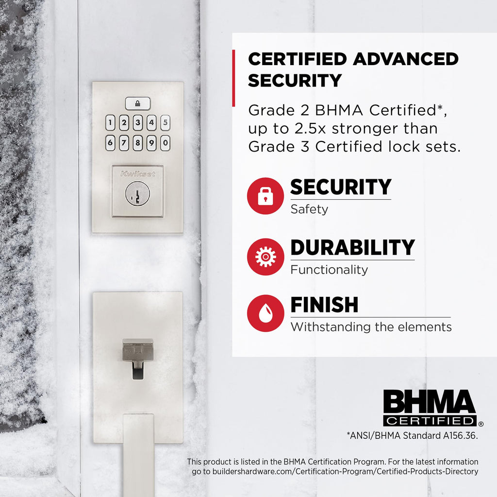 Kwikset SmartCode 260 Keyless Entry Electronic Keypad Deadbolt Door Lock