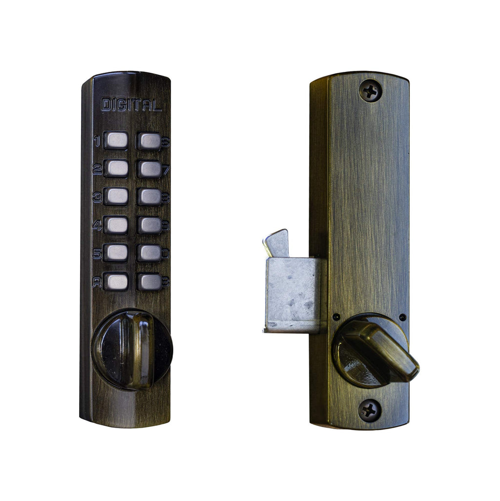 Lockey C150 C Series Keyless Entry Sliding Door Mechanical Deadbolt - Satin Nickel