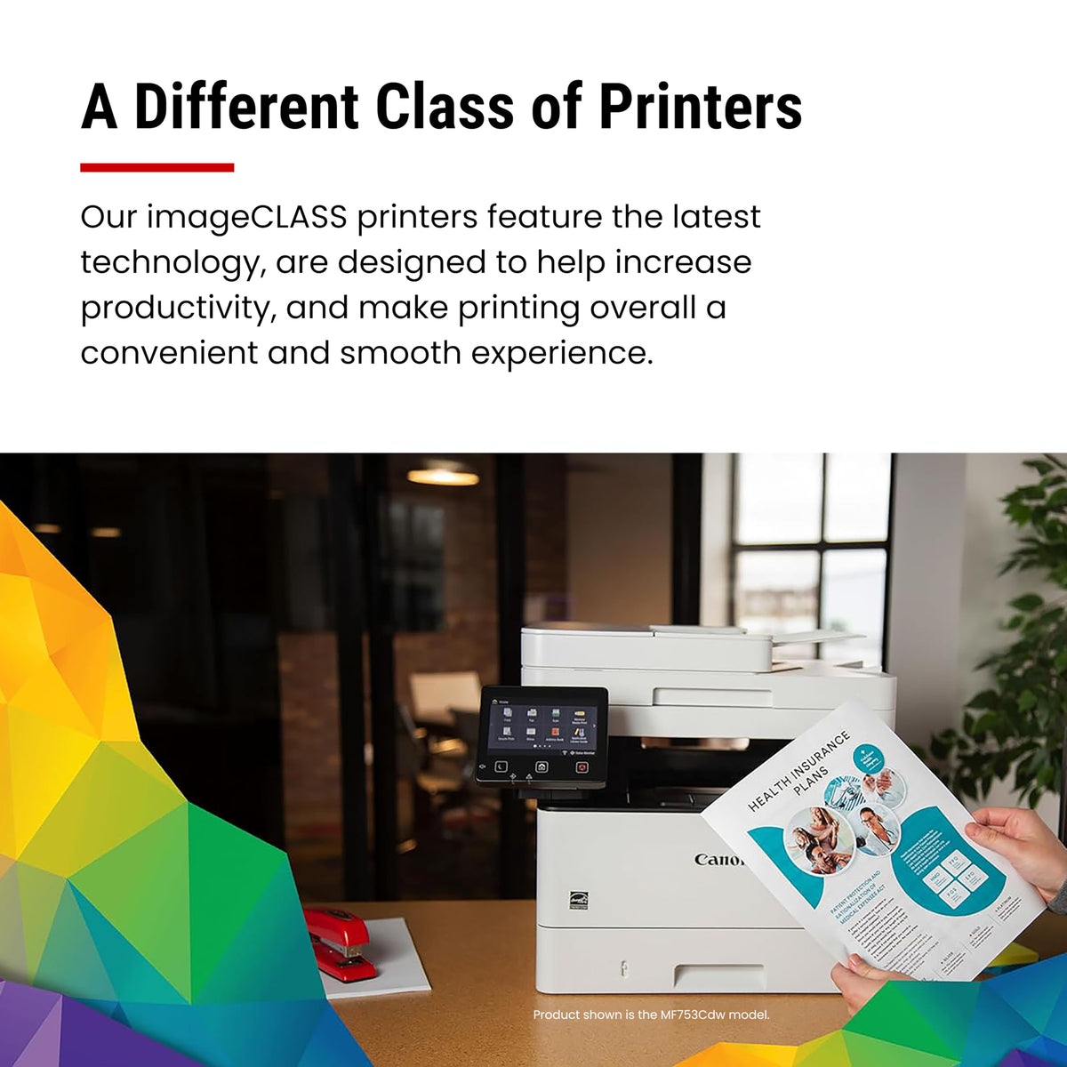 Canon Color imageCLASS LBP646Cdw Wireless Laser Printer, Duplex, 26 PPM, Print Only, White