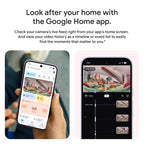 Google Nest Cam Indoor (Wired, 3rd Gen) - Security Camera - 2025 - Snow