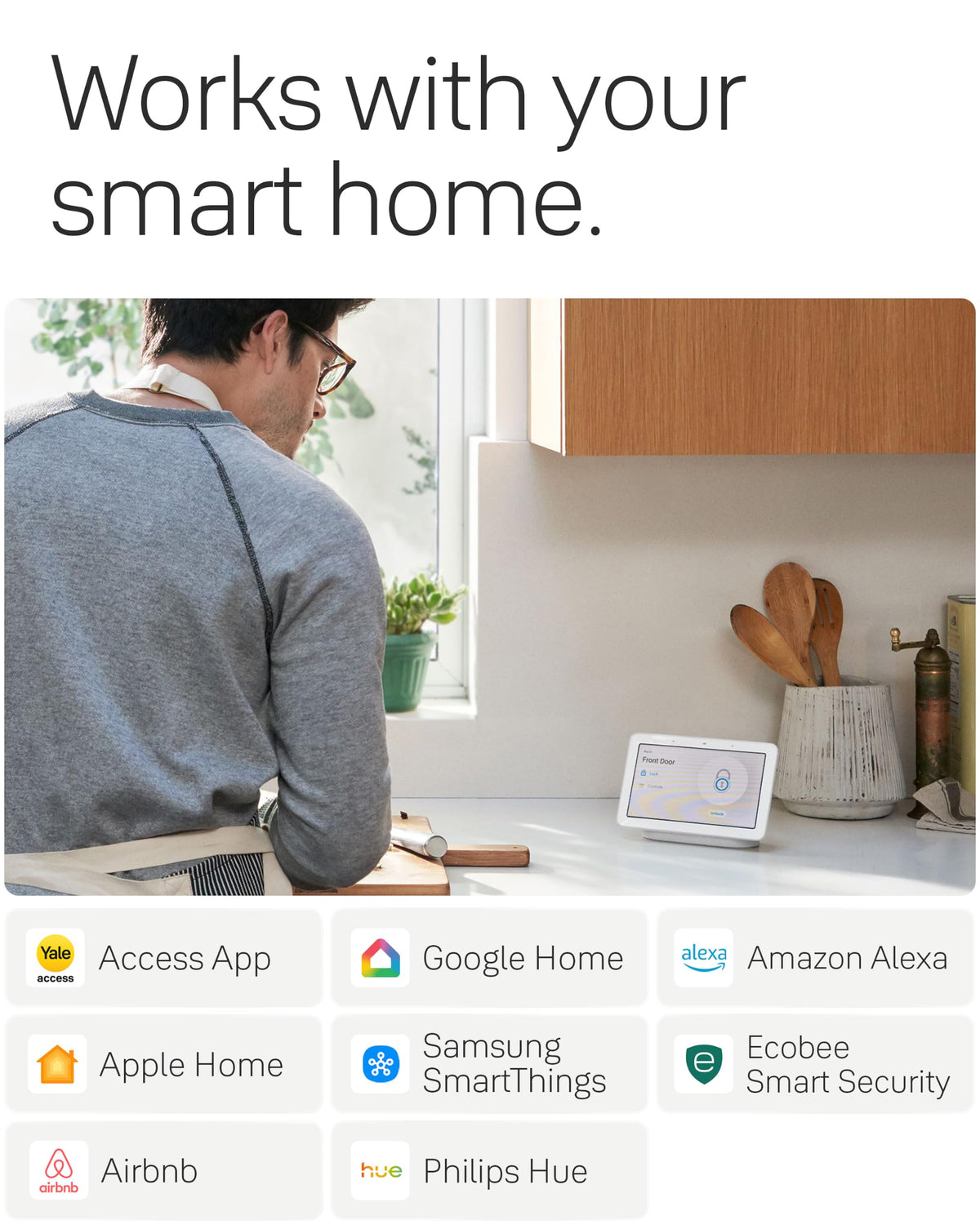 Yale WiFi Smart Lock Deadbolt with Keypad, Keyless Entry, Satin Nickel