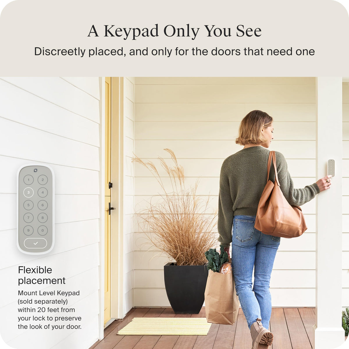Level Bolt Smart Deadbolt - Make Your Lock Smart, Keep Your Keys & Hardware