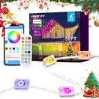 Permanent Outdoor Lights, 200ft Christmas RGB+IC Lights with 100 Modes