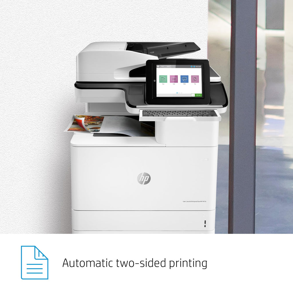 HP Color LaserJet Enterprise Flow Multifunction M776z | Color Printer | Wireless | All-in-One | Duplex