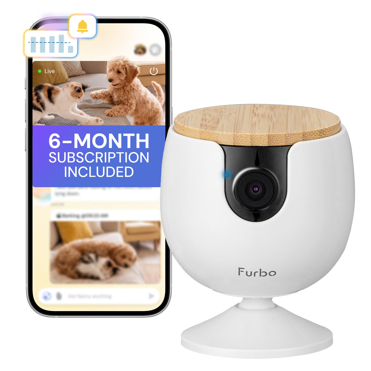 Furbo 360° Dog Camera [Core Features, No Ongoing Cost]