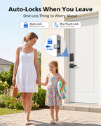 Philips WiFi Keypad Door Lock with Handle, App Control Smart Deadbolt Lock