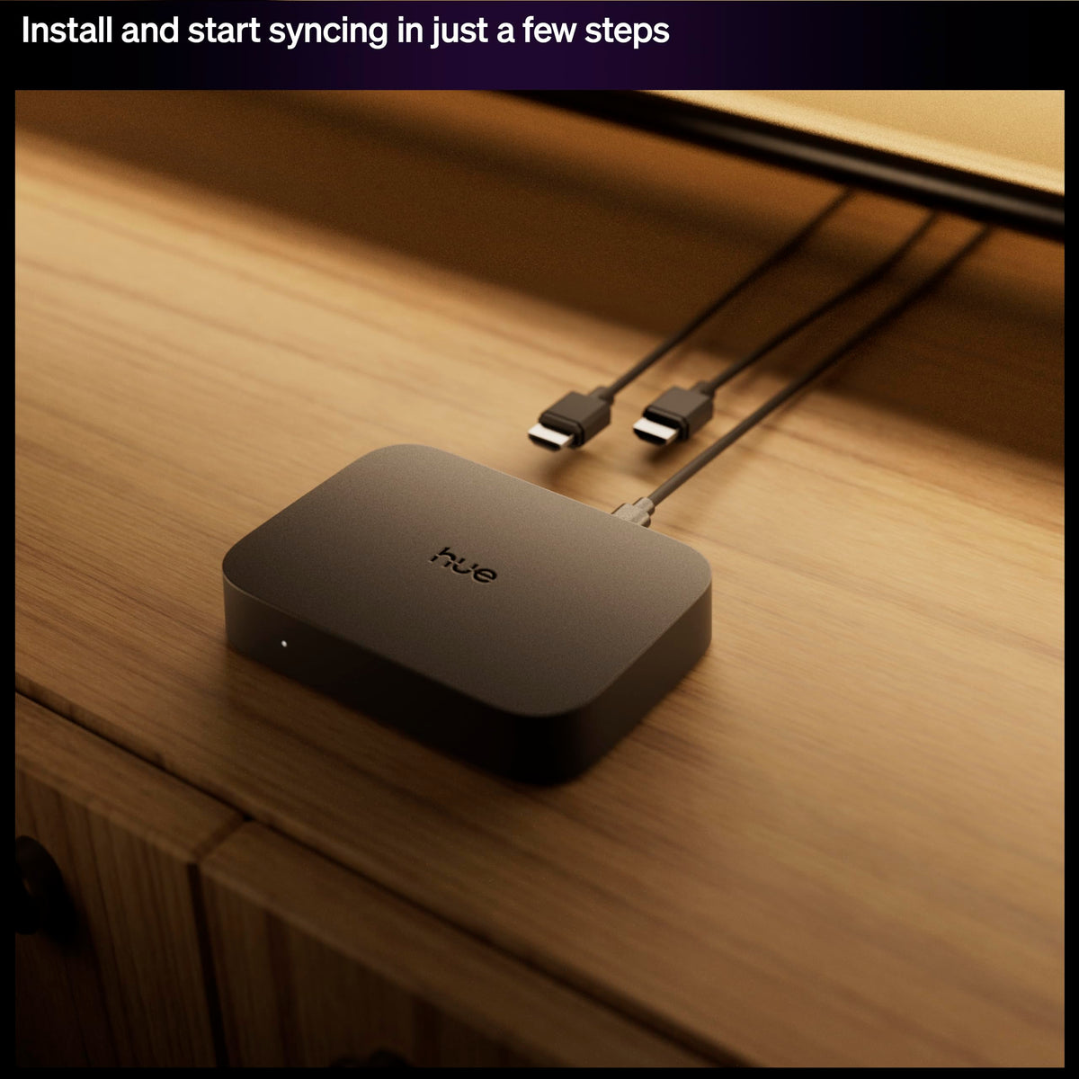 Philips Hue Play HDMI Sync Box 4K, Smart Lighting, Immersive Entertainment