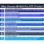 Lancelot M1630 Pro DTF Printer A3 High Speed Printing Machine With Shaker