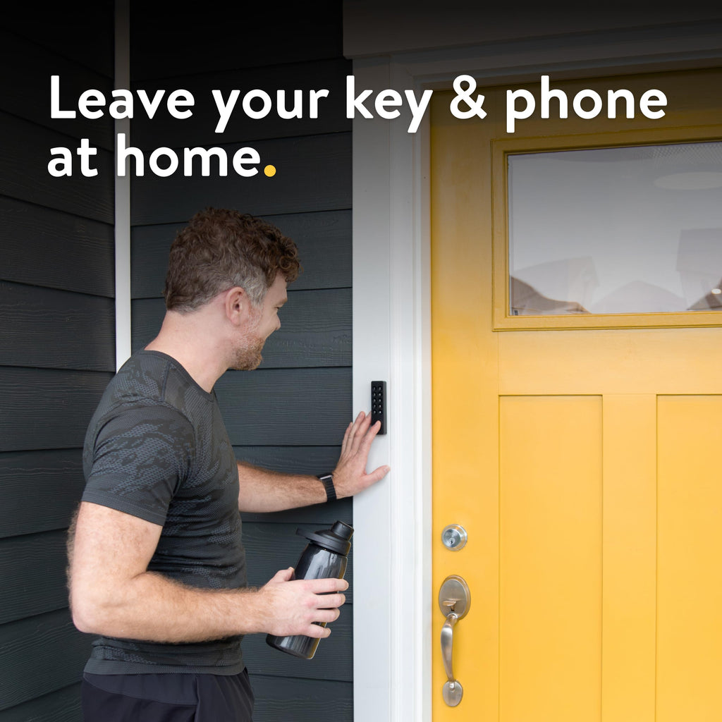 Nuki Keypad 2.0 Fingerprint Door Access, Secure Code Entry for Smart Lock, Easy Install, Keyless Entry for Kids, Seniors, Guests, Smartphone-Free Access