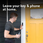 Nuki Keypad 2.0 Fingerprint Door Access, Secure Code Entry for Smart Lock, Easy Install, Keyless Entry for Kids, Seniors, Guests, Smartphone-Free Access