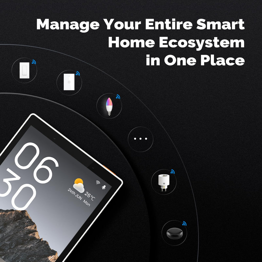 MOES Smart Home Control Panel with Alexa Built-in, Zigbee Hub