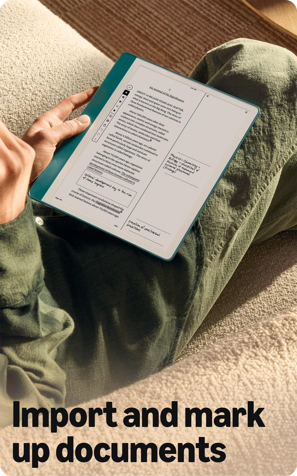 Amazon Kindle Scribe (16GB) - Your notes, documents and books, all in one place. With built-in AI notebook summarization. Includes Premium Pen - Tungsten