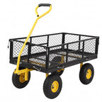 Garvee 1500 LB Heavy Duty Garden Wagon Cart, Outdoor Metal Utility Trailer