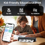 Phomemo M832D Touchscreen Portable Printer & Case & 69 Pcs (3 Rolls) Paper