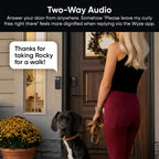WYZE Wireless Duo Cam Doorbell Camera Video Doorbell w Wi-Fi Chime, 2K HD