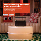 JBL Authentics 300 Portable Smart Speaker with Voice Control - Black