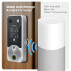 Lockly Vision Zeno Smart Lock with Video Doorbell Camera / Apple Home Key