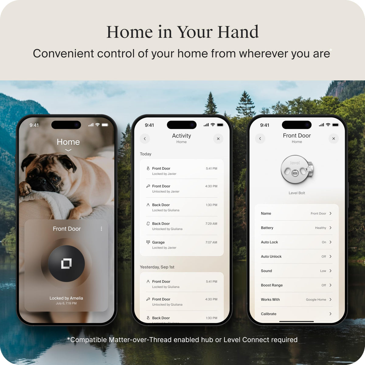 Level Bolt Smart Deadbolt - Make Your Lock Smart, Keep Your Keys & Hardware