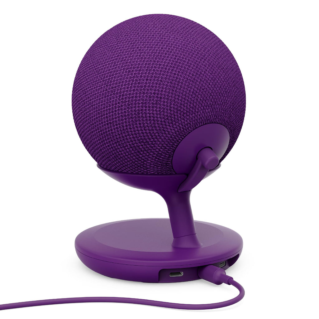 Echo Dot Max Bundle: Includes Amazon Echo Dot Max (newest model) | Amethyst and Stand with USB-C charging ports | Amethyst