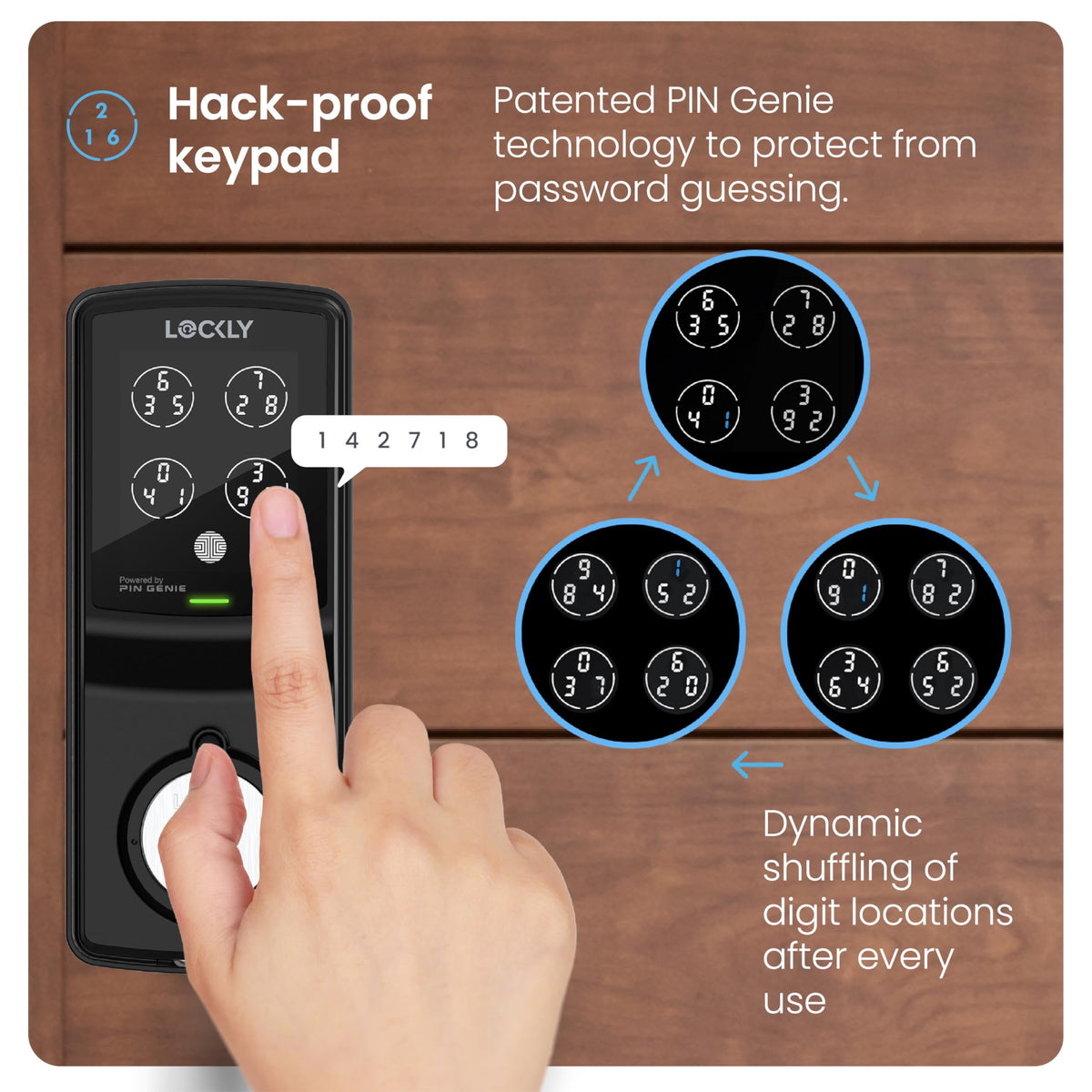 Lockly Model 7S Bluetooth Smart Deadbolt Lock