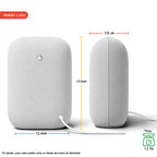 Google Nest Audio (3-Pack) Smart Speakers – Multi-Room Wireless Home Speaker Bundle with Bluetooth, Wi-Fi, Assistant, Stereo Sound, Voice Control & Smart Home Integration