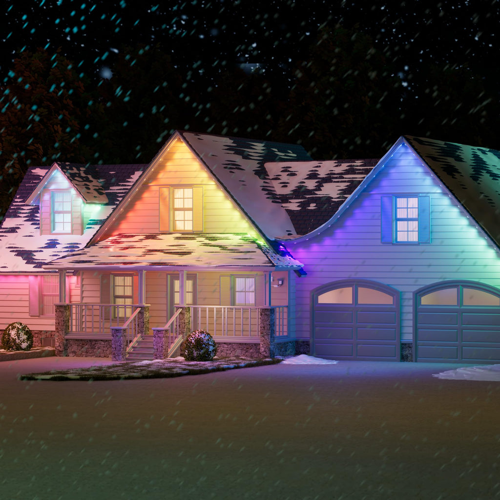 GE Cync Dynamic Effects Smart Eave Lights, Color-Changing, 100ft