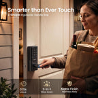 DESLOC K221 Fingerprint Smart Door Lock with Handle 16-Month Battery