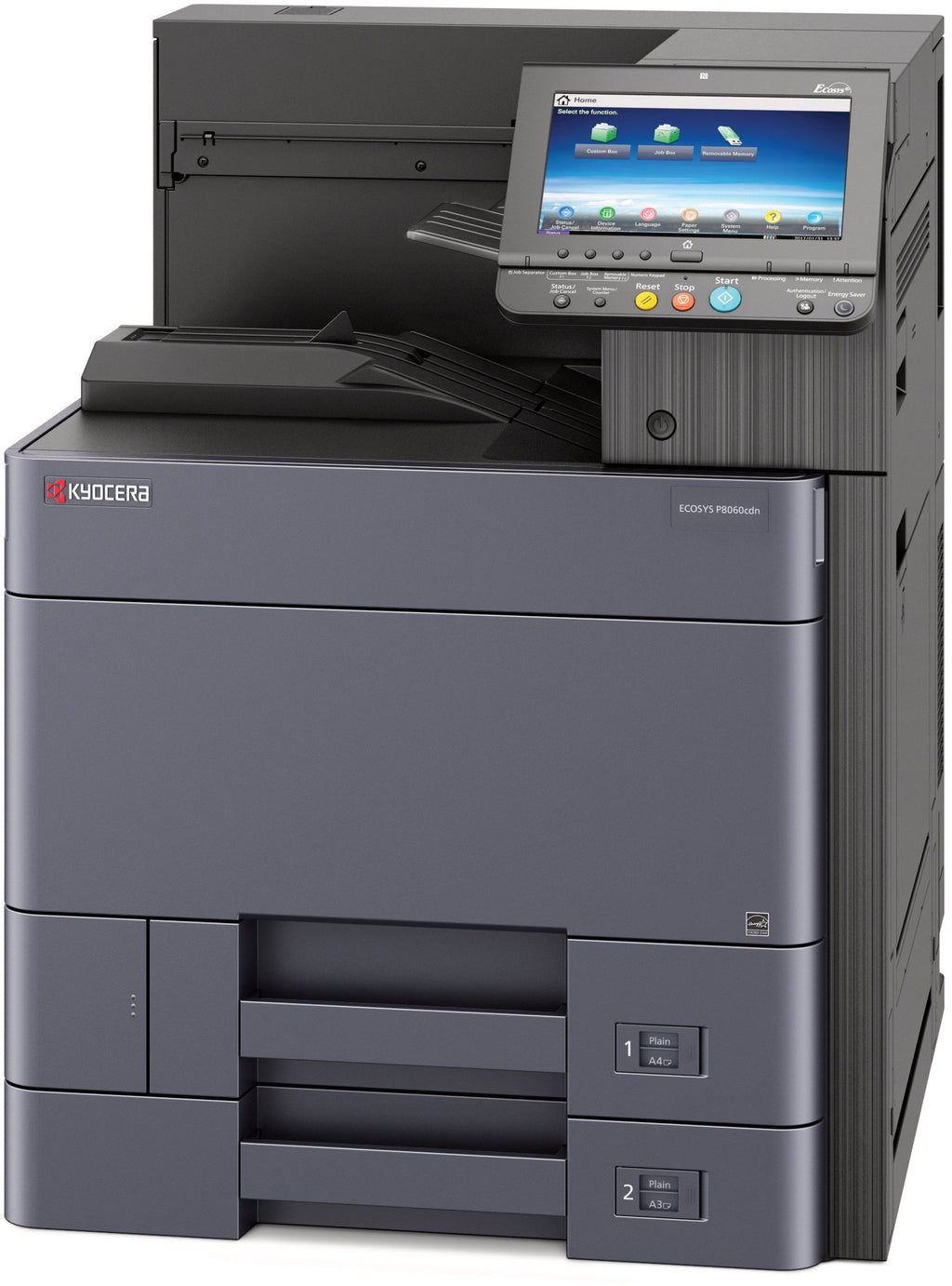 Kyocera 1102RR2US0 Model ECOSYS P8060cdn High Speed A3 Color Laser Printer, 60ppm, 1200x1200 DPI, Network Ready, Duplex, Touchscreen