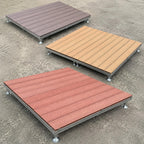 Floating Deck Kit, Raised Deck Platform Decking Waterproof Composite Tile