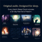 Hatch Sleep Clock, Contactless Sleep Tracker, Personalized Insights, Putty