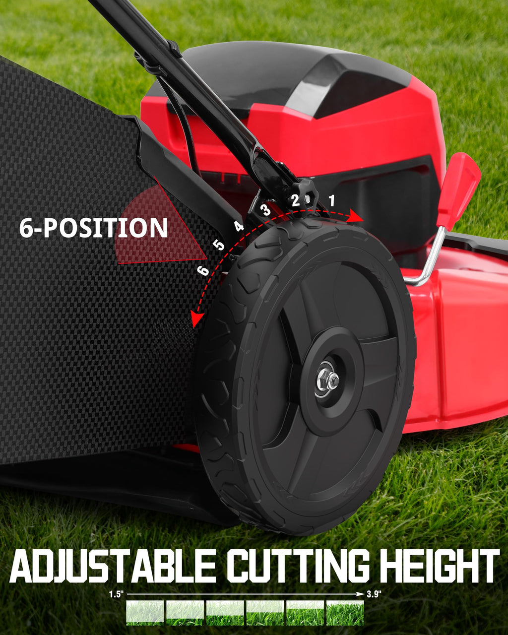 PowerSmart 40V 21" Cordless Lawn Mower + 465 CFM Leaf Blower, 3 Batteries