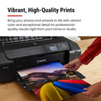 Canon PIXMA PRO-200S Professional 13" Wireless Inkjet Photo Printer, 3" Color LCD, 8-Color Dye Ink, Black