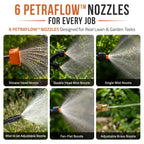 PetraTools 3 Gallon Battery Powered Backpack Sprayer - 2.5 Hour Runtime