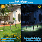 Sunvivo Bright Solar Path Lights,2 Modes(Cold White or Warm White)-8Pack