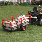 Garvee Tow Behind Dump Trailer for ATV UTV 1500 lbs 20 Cubic Feet