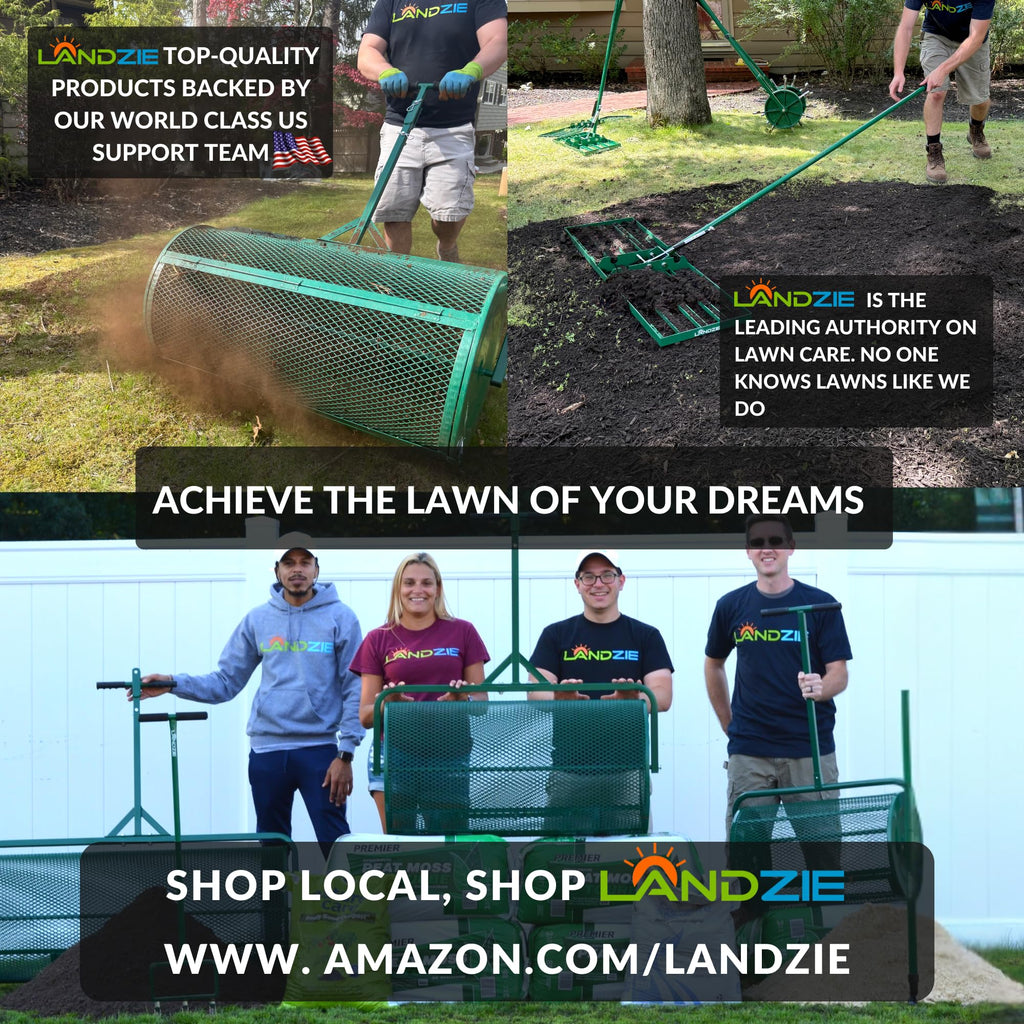 Rolling Lawn Aerator, Manual Core Plug Aerator