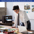 Epson WorkForce Pro WF-7840 Wireless All-in-One Wide-Format Inkjet Printer