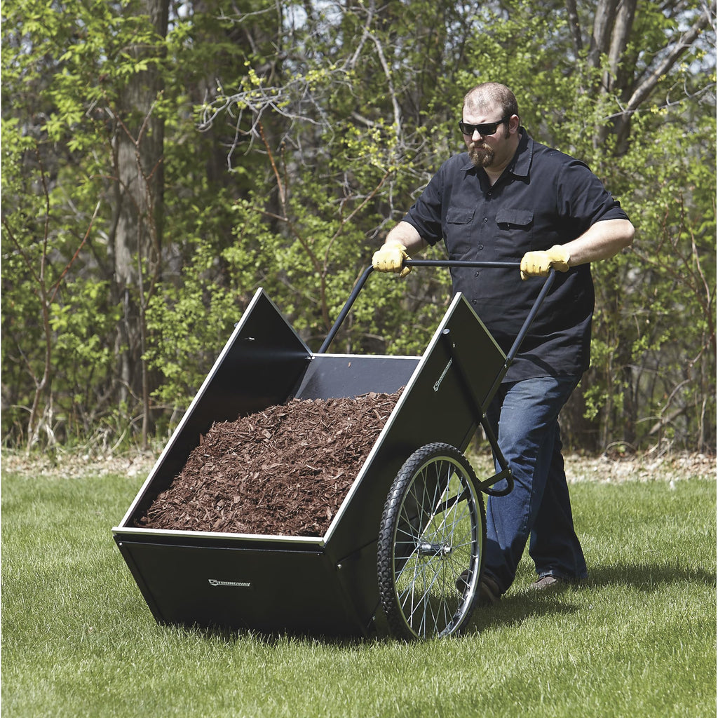 Strongway Garden Cart, 400-Lb. Capacity, 48in., 14 Cu. Ft. 48in.L x 29in.W