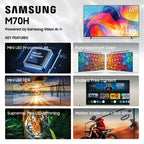 Samsung 65-Inch Class M70H Series, Mini LED, 4K, Smart TV, 2026 Model
