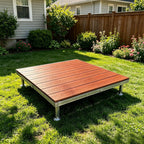 Floating Deck Kit, Raised Deck Platform Decking Waterproof Composite Tile