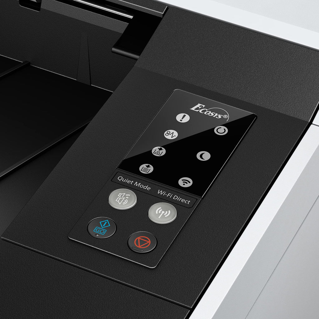 KYOCERA ECOSYS P2235dw Monochrome Laser Printer, 37ppm, Up To Fine 1200 dpi, Gigabit Ethernet, Wireless & Wi-Fi Direct, Mobile Print, Auto-Duplex, LED Control Panel, 256 mb, 250 sheet tray